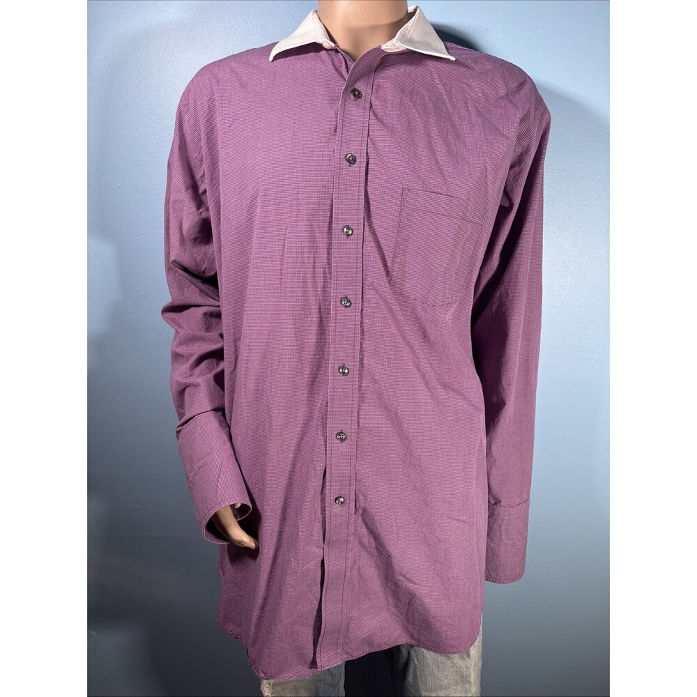 Donald J. Trump Dress Shirt (Men’s Size 18.5, 36/37, Tall) French Cuffs